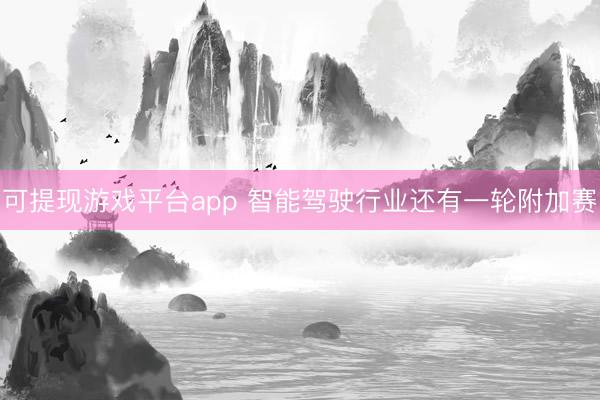 可提现游戏平台app 智能驾驶行业还有一轮附加赛